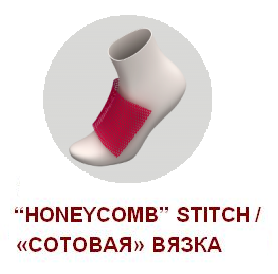 Honeycomb stitch