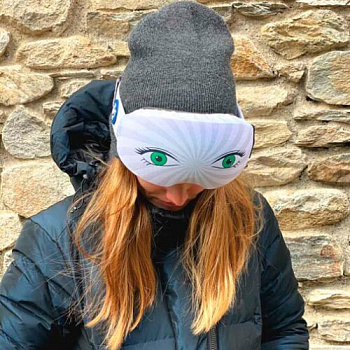 615 Green eyes защита для горнолыжных очков